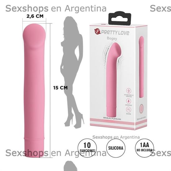 Vibrador estimulador de punto G con 10 velocidades diferentes